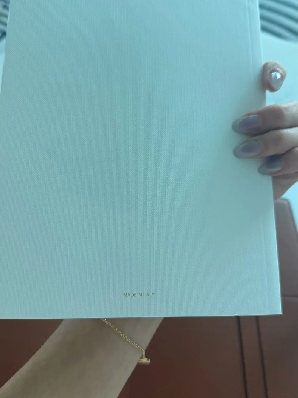 Celine Medium Triomphe Canvas & Calfskin Notebook Cover + Notebook